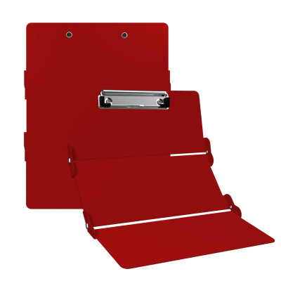 Red Trifold ISO Clipboard