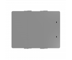 Silver Trifold ISO Clipboard