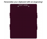 Wine Trifold ISO Clipboard