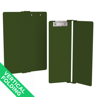 Army Green Vertical ISO Clipboard