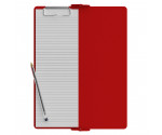 Red Vertical ISO Clipboard