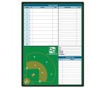 Flat Baseball Field Adhesive Reference Label 