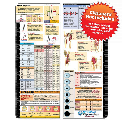 Vertical Nursing Adhesive Reference Label