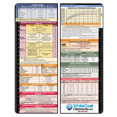 VERTICAL - Pediatric Adhesive Reference Label