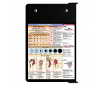 Folding Memo - WhiteCoat Clipboard® - Black Nursing Edition