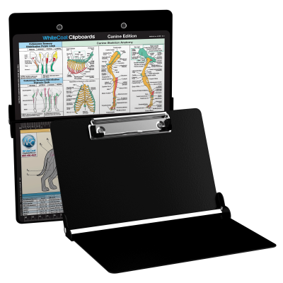 WhiteCoat Clipboard - Black Canine Edition