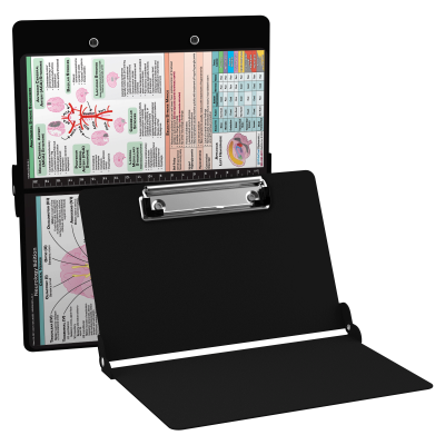 WhiteCoat Clipboard® - Black OB Ultrasonography Edition