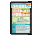 WhiteCoat Clipboard® - Black Diagnostic Sonography Edition