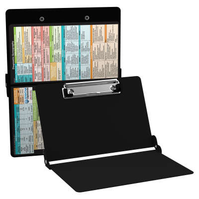 WhiteCoat Clipboard® - Black Diagnostic Sonography Edition