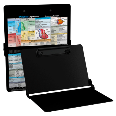 WhiteCoat Clipboard® - Blackout Veterinary Medicine Edition