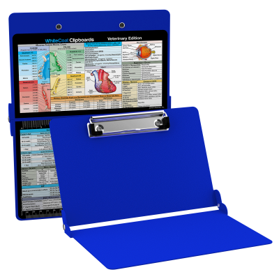 WhiteCoat Clipboard® - Blue Veterinary Medicine Edition