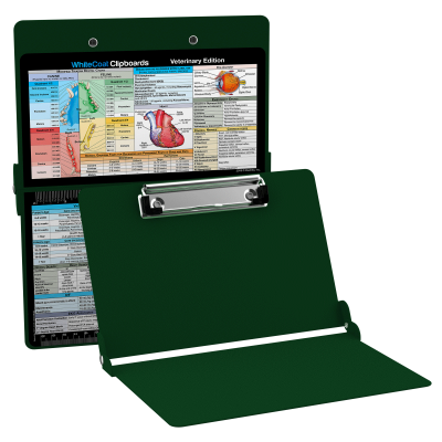 WhiteCoat Clipboard® - Green Veterinary Medicine Edition