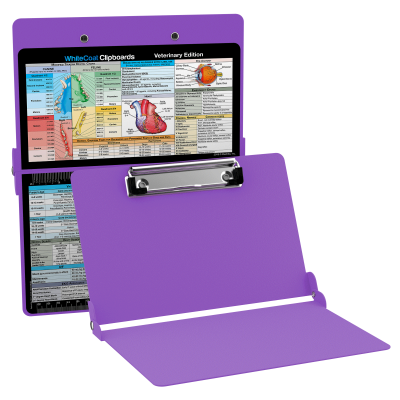 WhiteCoat Clipboard® - Lilac Veterinary Medicine Edition