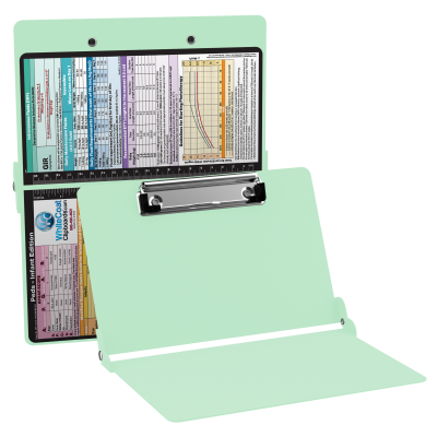 WhiteCoat Clipboard® - Mint Pediatric Infant Edition