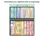 WhiteCoat Clipboard® - Mint Pediatric Infant Edition