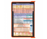 WhiteCoat Clipboard® - Orange Anesthesia Edition