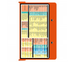 WhiteCoat Clipboard® - Orange Chemistry Edition