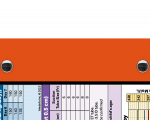 WhiteCoat Clipboard® - Orange Pediatric Infant Edition