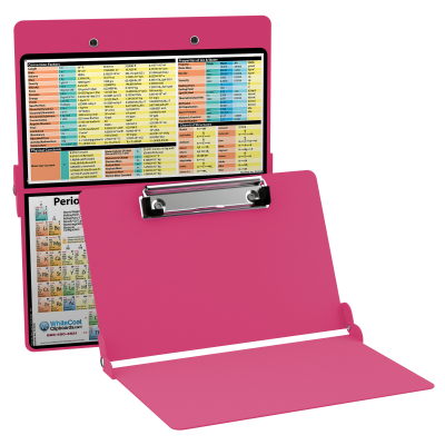 WhiteCoat Clipboard® - Pink Chemistry Edition