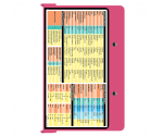 WhiteCoat Clipboard® - Pink Chemistry Edition