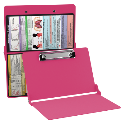 WhiteCoat Clipboard® - Pink Respiratory Edition
