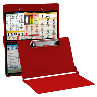 WhiteCoat Clipboard® - Red Care & Communication Edition
