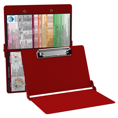 WhiteCoat Clipboard® - Red Medical Edition