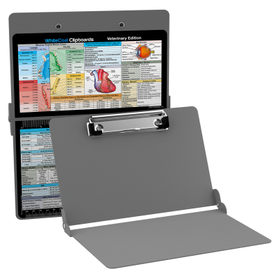 WhiteCoat Clipboard® - Silver Veterinary Medicine Edition