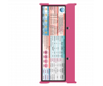 WhiteCoat Clipboard® Trifold - Pink Anesthesia Edition