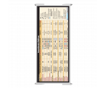 WhiteCoat Clipboard® Trifold - White Anesthesia Edition