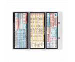 WhiteCoat Clipboard® Trifold - White Anesthesia Edition