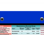 WhiteCoat Clipboard® Trifold - Blue Anesthesia Edition