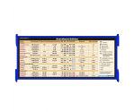 WhiteCoat Clipboard® Trifold - Blue Anesthesia Edition