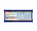 WhiteCoat Clipboard® Trifold - Blue Anesthesia Edition