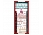 WhiteCoat Clipboard® Trifold - Red Cardiology Edition