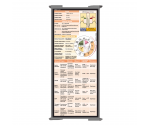 WhiteCoat Clipboard® Trifold - Silver Cardiology Edition