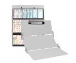 WhiteCoat Clipboard® Trifold - White Cardiology Edition