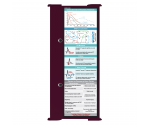 WhiteCoat Clipboard® Trifold - Wine Cardiology Edition