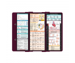 WhiteCoat Clipboard® Trifold - Wine Cardiology Edition