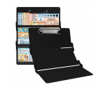 WhiteCoat Clipboard® Trifold - Black Nursing Edition