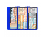 WhiteCoat Clipboard® Trifold - Blue Nursing Edition
