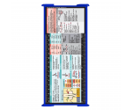 WhiteCoat Clipboard® Trifold - Blue Nursing Edition