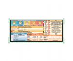 WhiteCoat Clipboard® Trifold - Mint Nursing Edition