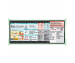 WhiteCoat Clipboard® Trifold - Mint Nursing Edition