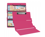WhiteCoat Clipboard® Trifold - Pink Nursing Edition