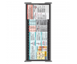 WhiteCoat Clipboard® Trifold - Silver Nursing Edition