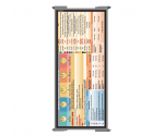 WhiteCoat Clipboard® Trifold - Silver Nursing Edition