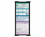 WhiteCoat Clipboard® Trifold - Black Pediatric Infant Edition