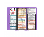 WhiteCoat Clipboard® Trifold - Lilac Respiratory Therapy Edition