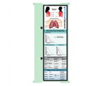 WhiteCoat Clipboard® Trifold - Mint Respiratory Therapy Edition